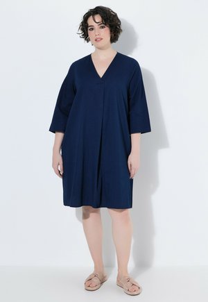 Ulla Popken Denimkjoler - dark blue denim