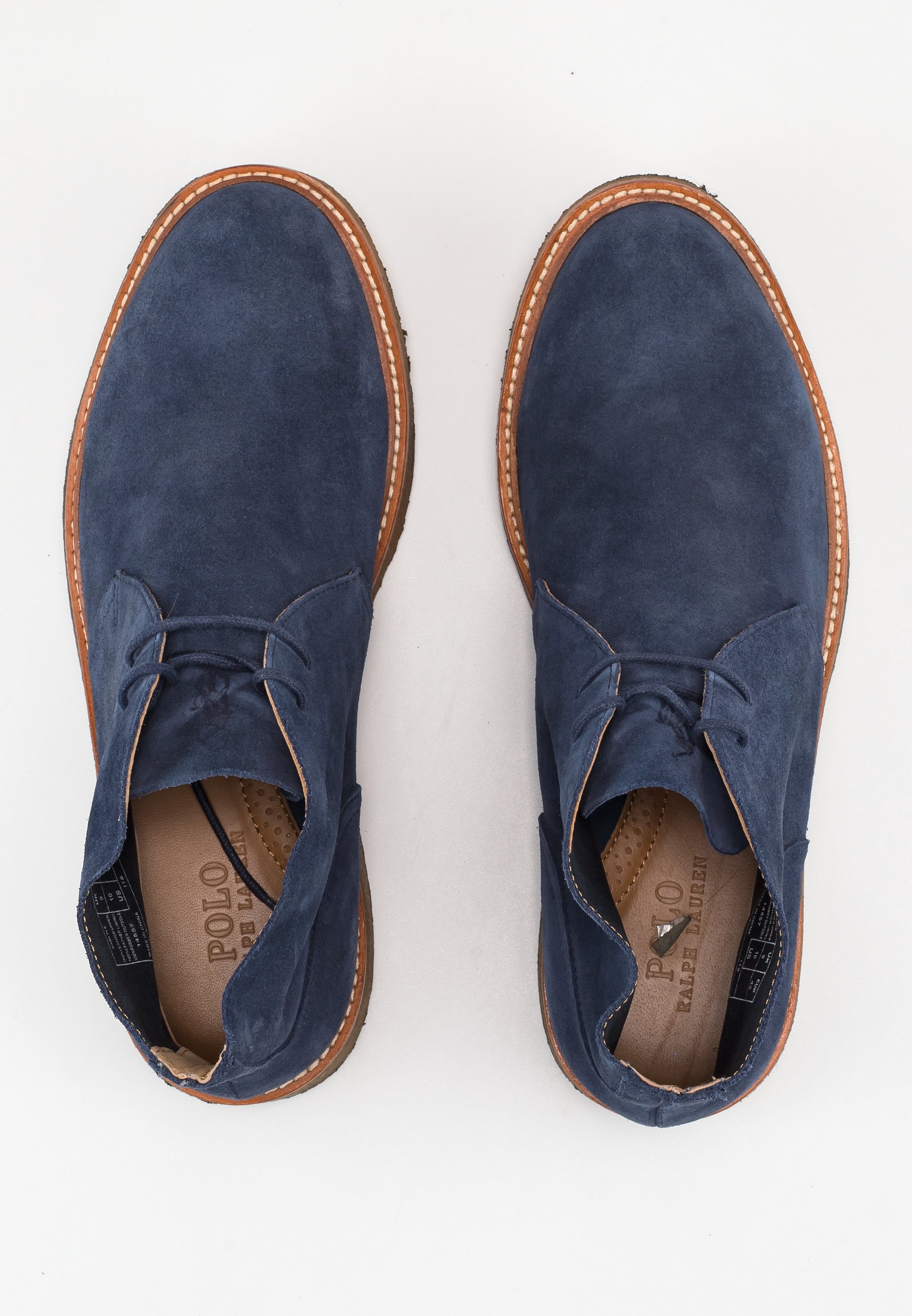 Polo Ralph Lauren Lace-up ankle boots blue (Pre-owned) Zalando