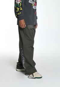 Ed Hardy SIDE-SNAKE-SKULL TECH - Trainingsbroek - green