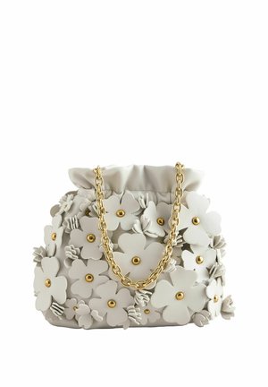 Next, FLORAL DETAIL BUCKET BAG . - Handbag - bone