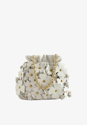 Next, FLORAL DETAIL BUCKET BAG . - Handbag - bone