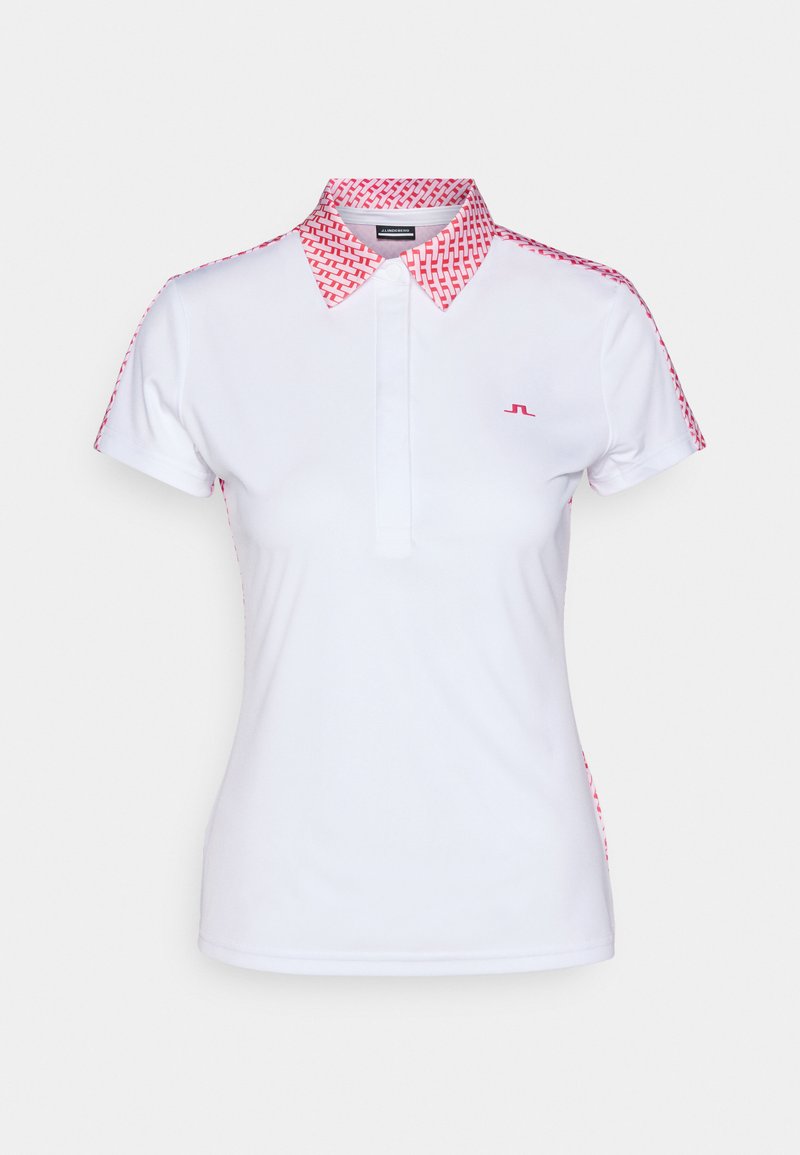 J.LINDEBERG Sports Poloshirt wit J.LINDEBERG Sports Poloshirt wit