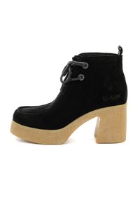 Kickers CUIR KICK CLAIRE - Boots à talons - noir