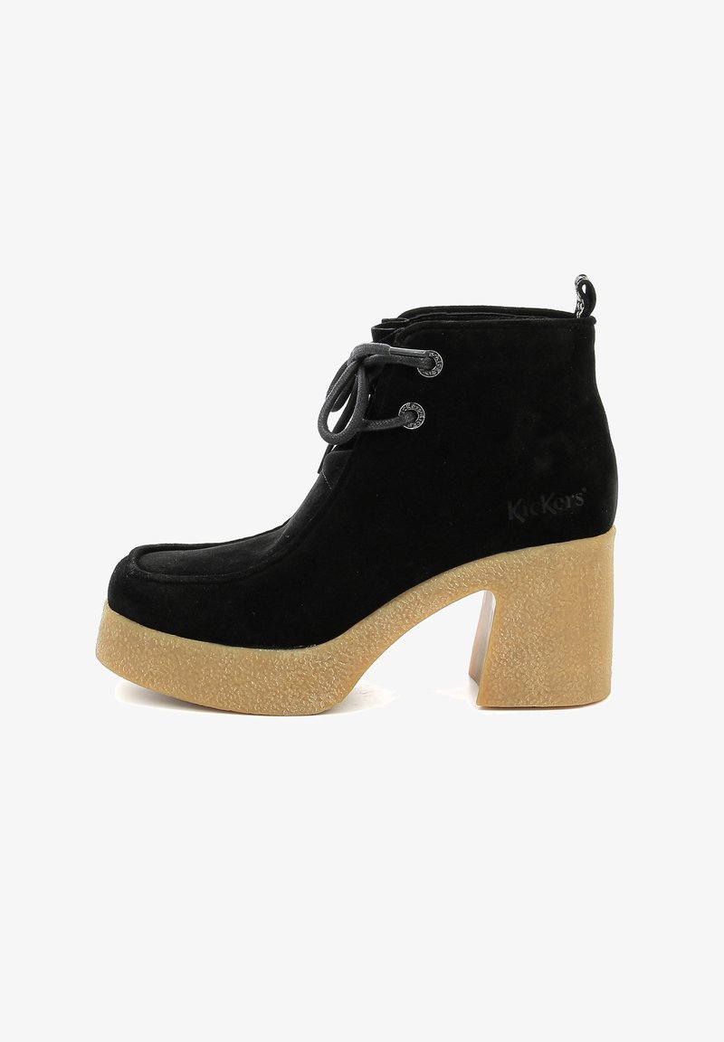Kickers CUIR KICK CLAIRE - Botines bajos - noir