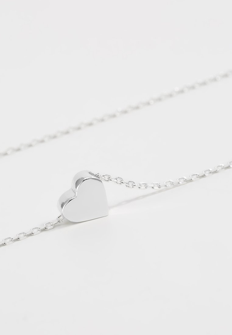 Orelia THRU HEART - Necklace - silver 