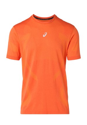 ASICS, ROAD SEAMLESS SS TOP - T-shirts basic - energy orange