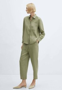 Mango Trousers - green