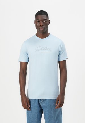 QUESCO TEE - Print T-shirt - light blue