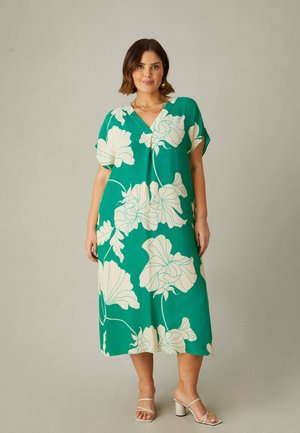 FLORAL PLEAT FRONT  - Vardagsklänning - green