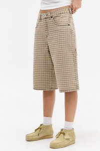 BDG Urban Outfitters CHECK NICOLA JORT - Shorts - beige