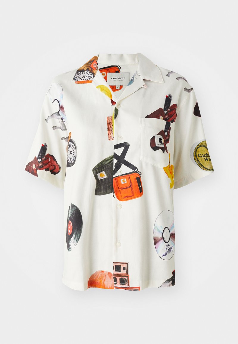 Carhartt WIP JACOB ROCHESTER - Button-down blouse - wax/white - Zalando