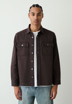 Next, REGULAR FIT-PLAIN  - Chaqueta fina - chocolate brown