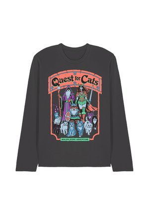 Cotton Soul, STEVEN RHODES QUEST FOR CATS - Long sleeved top - black