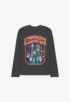 Cotton Soul, STEVEN RHODES QUEST FOR CATS - Long sleeved top - black