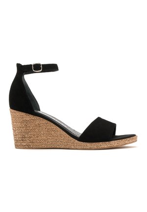 Sandalias de cuña - black