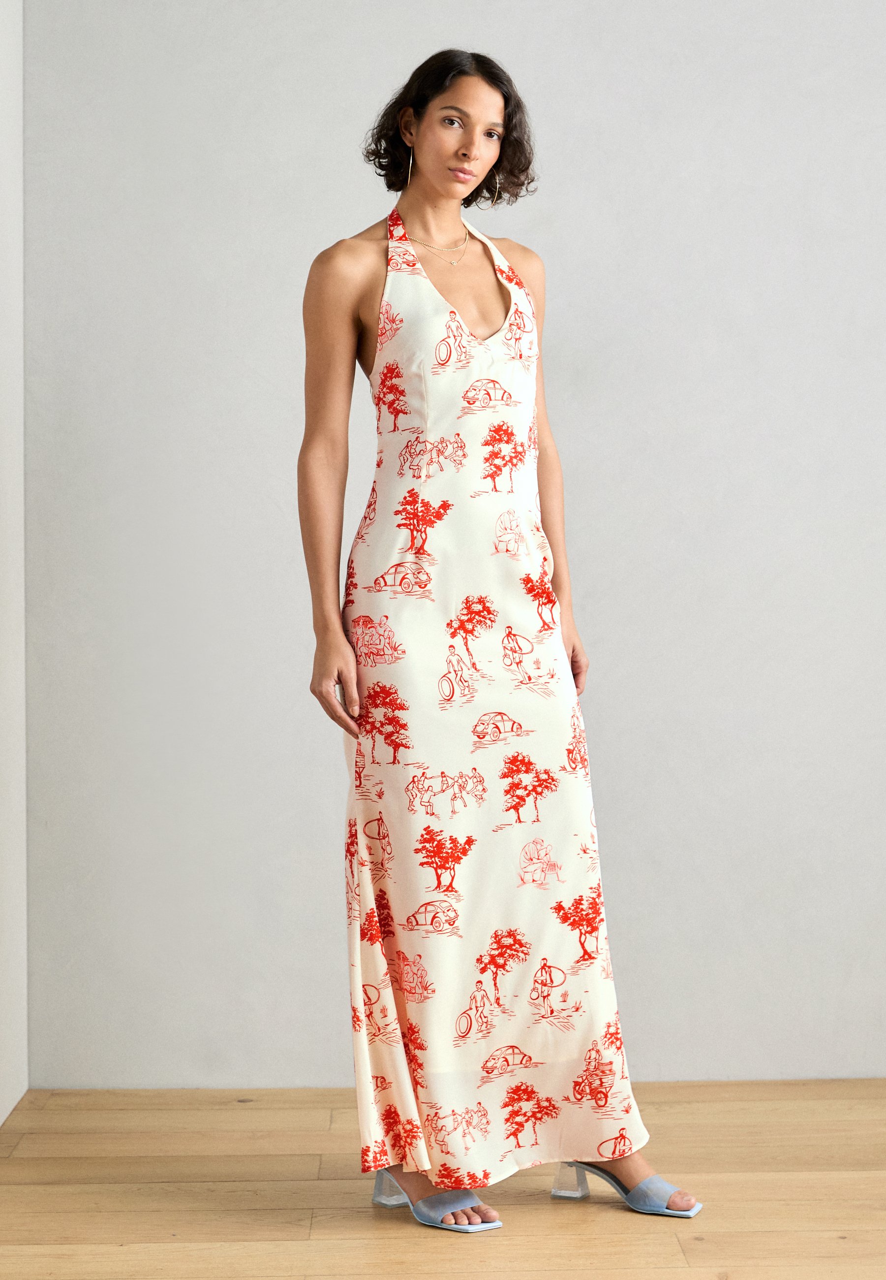 anthropologie maeve blue dress 