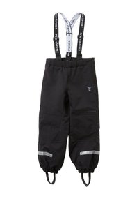 Polarn O. Pyret WEATHERPRO STORMY WATERPROOF - Latzhose - black/schwarz ...