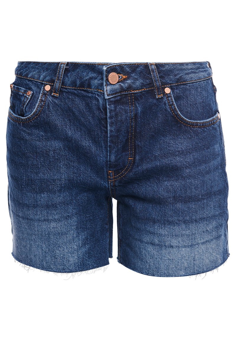 Superdry & Co Jeansshort donkerblauw denim