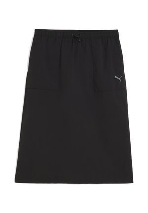 HER COMFORT HIGH-WAIST - sukňa v tvare A - black