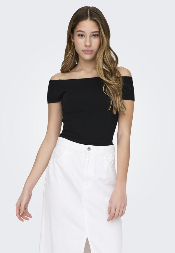 JDYCIRKELINE OFF SHOULDER - Basic T-shirt