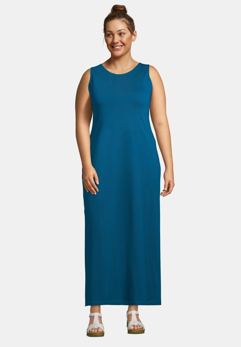 LANDS' END Robe longue baltic teal/bleu ZALANDO.FR