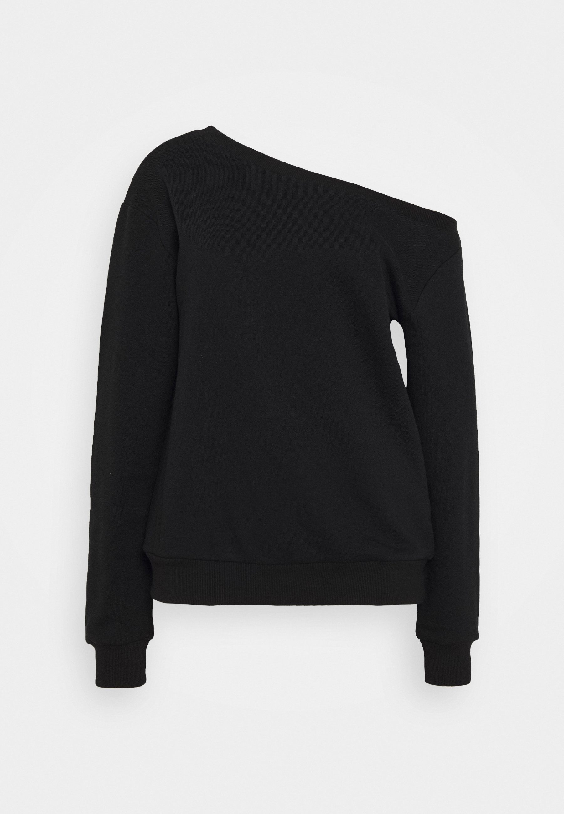 sweatshirt off shoulder