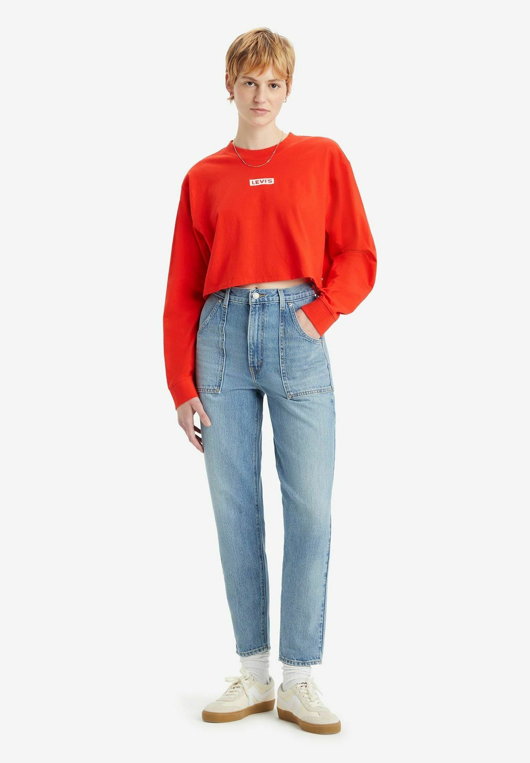 Levi's® CROPPED Jeans Tapered Fit study group/blau