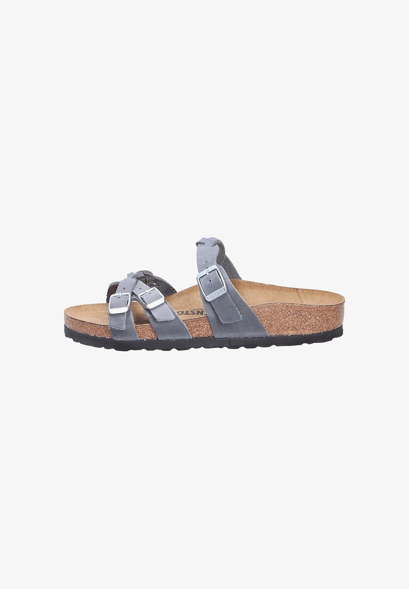Birkenstock TIEFFUSSBETT PANTOLETTE FRANCA - Platt slip-in - basaltgray