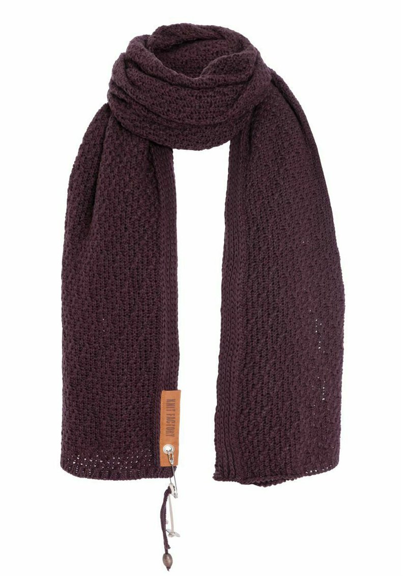 Knit Factory LUNA - Sjaal - aubergine