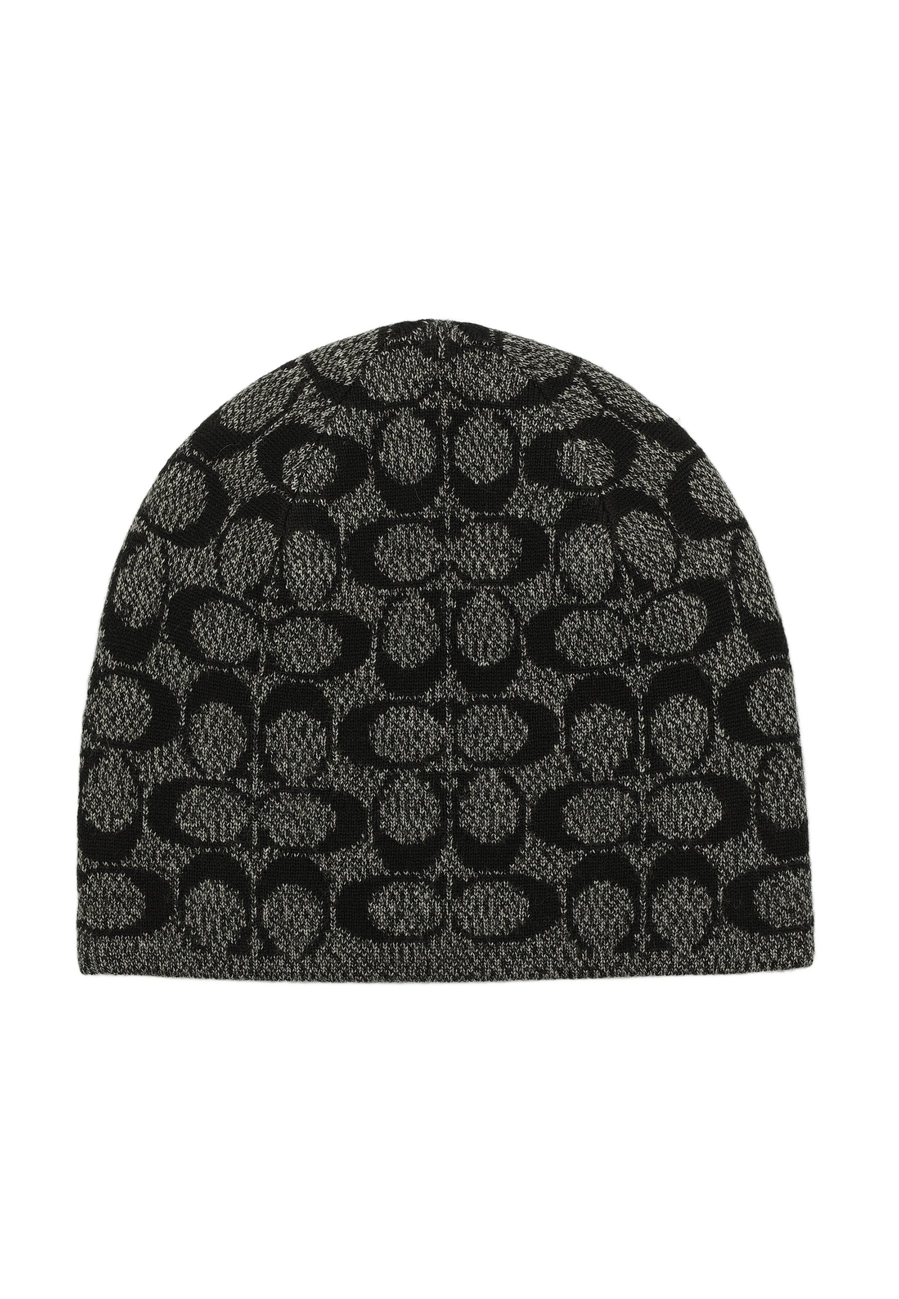 COACH ビーニー COACH REVERSIBLE - Beanie - black grey/dark grey - Zalando.co.uk