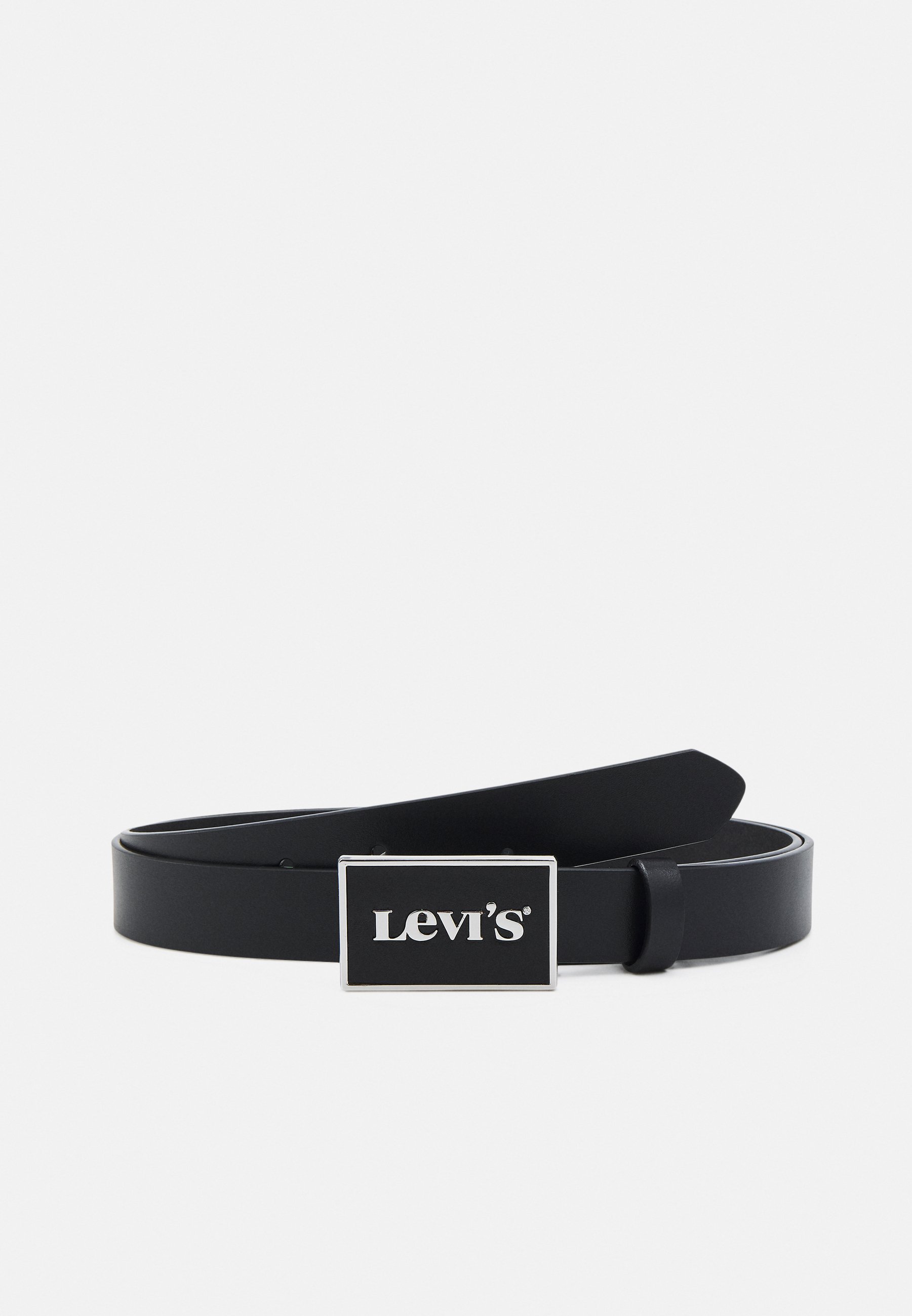 Levi's® MODERN VINTAGE PLAQUE WEB BELT - Ceinture - regular black/noir