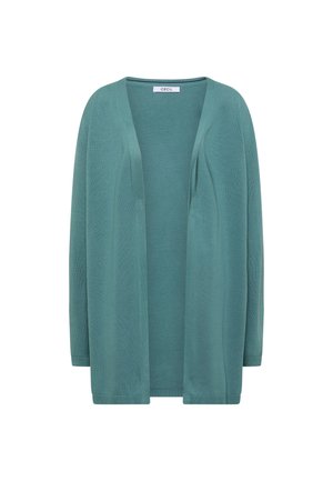 Cecil, OFFENER CARDIGAN IN LANGER PASSFORM - Gilet - mineral blue