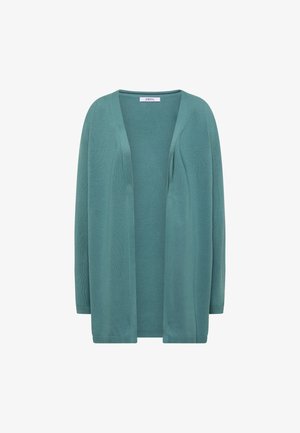 Cecil, OFFENER CARDIGAN IN LANGER PASSFORM - Gilet - mineral blue