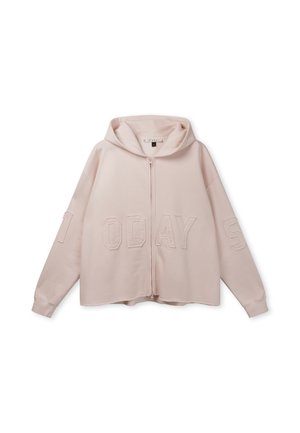 10DAYS, 10DAYS TOPS STATEMENT ZIP HOODIE - Sweat zippé - powder