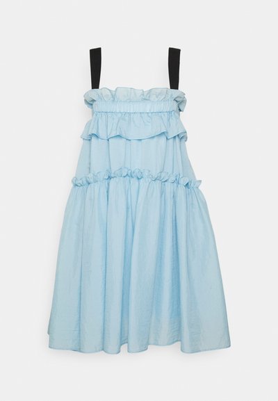 Brogger EMILY MINI DRESS WRONG - Cocktailkleid/festliches Kleid - beige/black checkerboard print