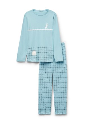 Pigiama - aufdruck v azzurro camicia stampa tennis