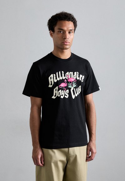 Billionaire Boys Club FLAMINGO - Nyomott mintás póló - black