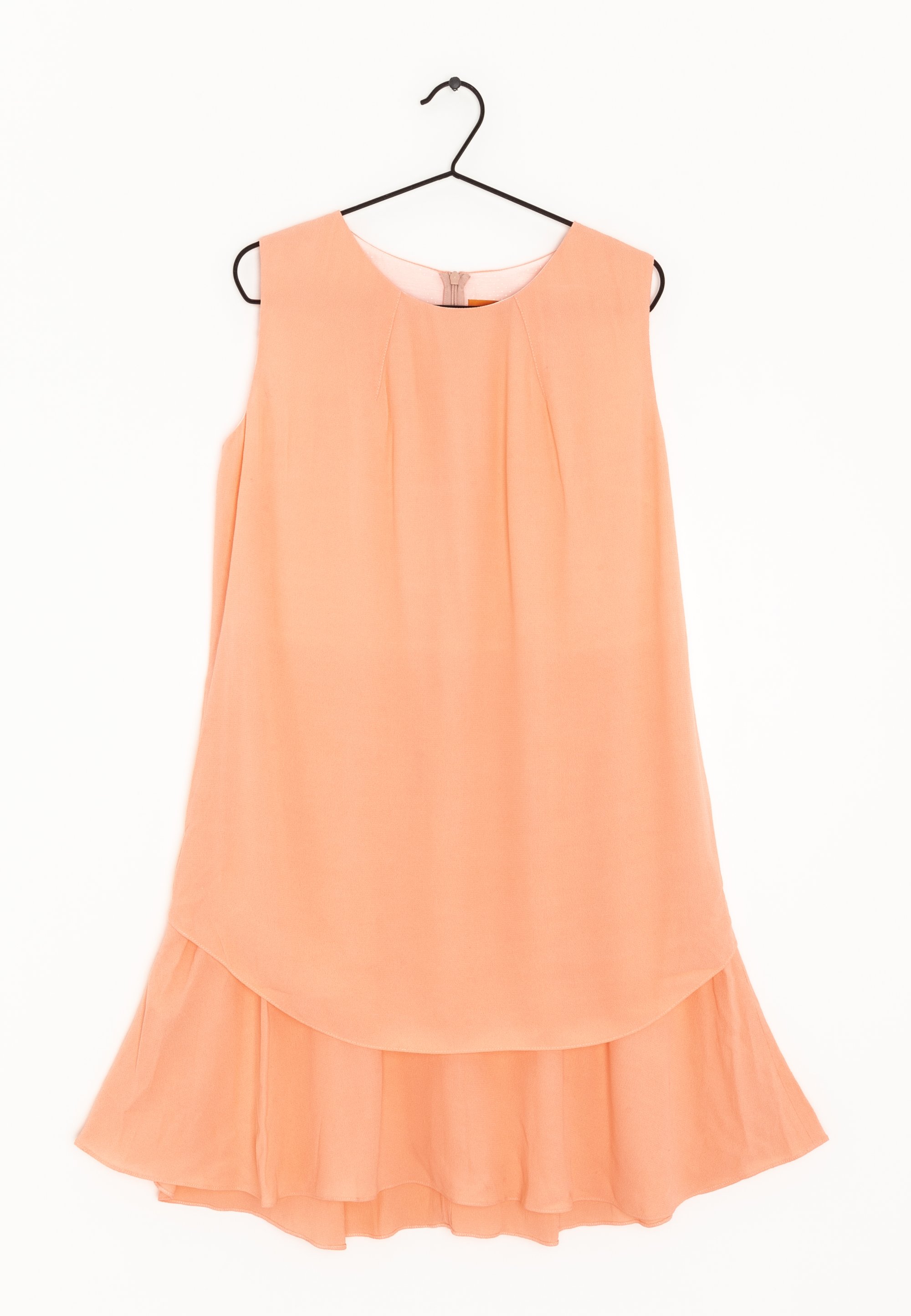 knee length mother of the bride dresses Coral Mother Of The Bride Dress Near Me V-Neck Sleeveless Knee Length  Mother Of The Bride Dresses main image 0