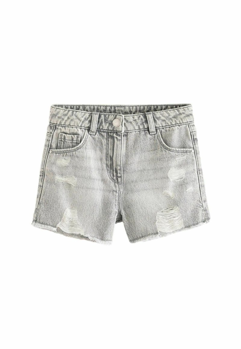 Next FRAYED EDGE DISTRESSED - REGULAR FIT - Farkkushortsit - grey