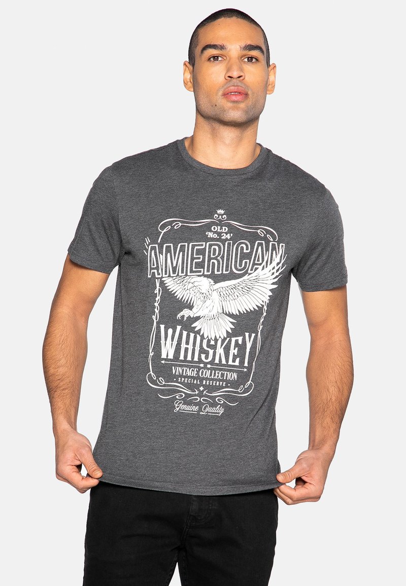 Threadbare TShirt print charcoal marl/grau Zalando.de