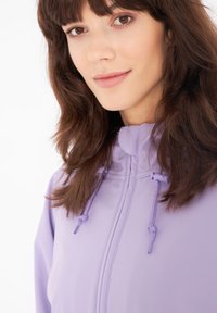 Derbe ISLAND FRIESE - Parka - purple rose off white