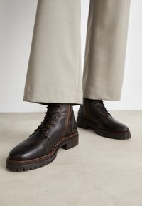 HEIDI - Lace-up ankle boots - brown