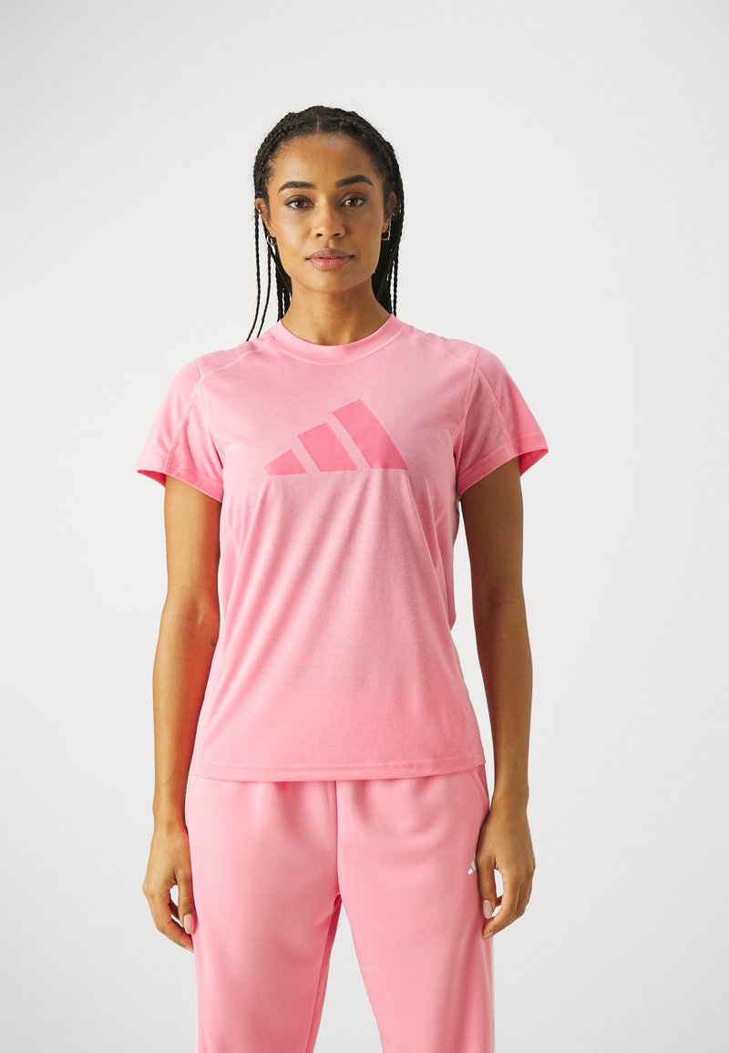 adidas Performance - LOGO - Sports T-shirt - bliss pink/pink fusion, Enlarge