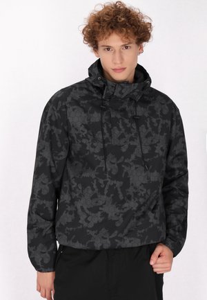 Mo SCHLUPF - Windbreaker - dunkelgrau schwarz camouflage