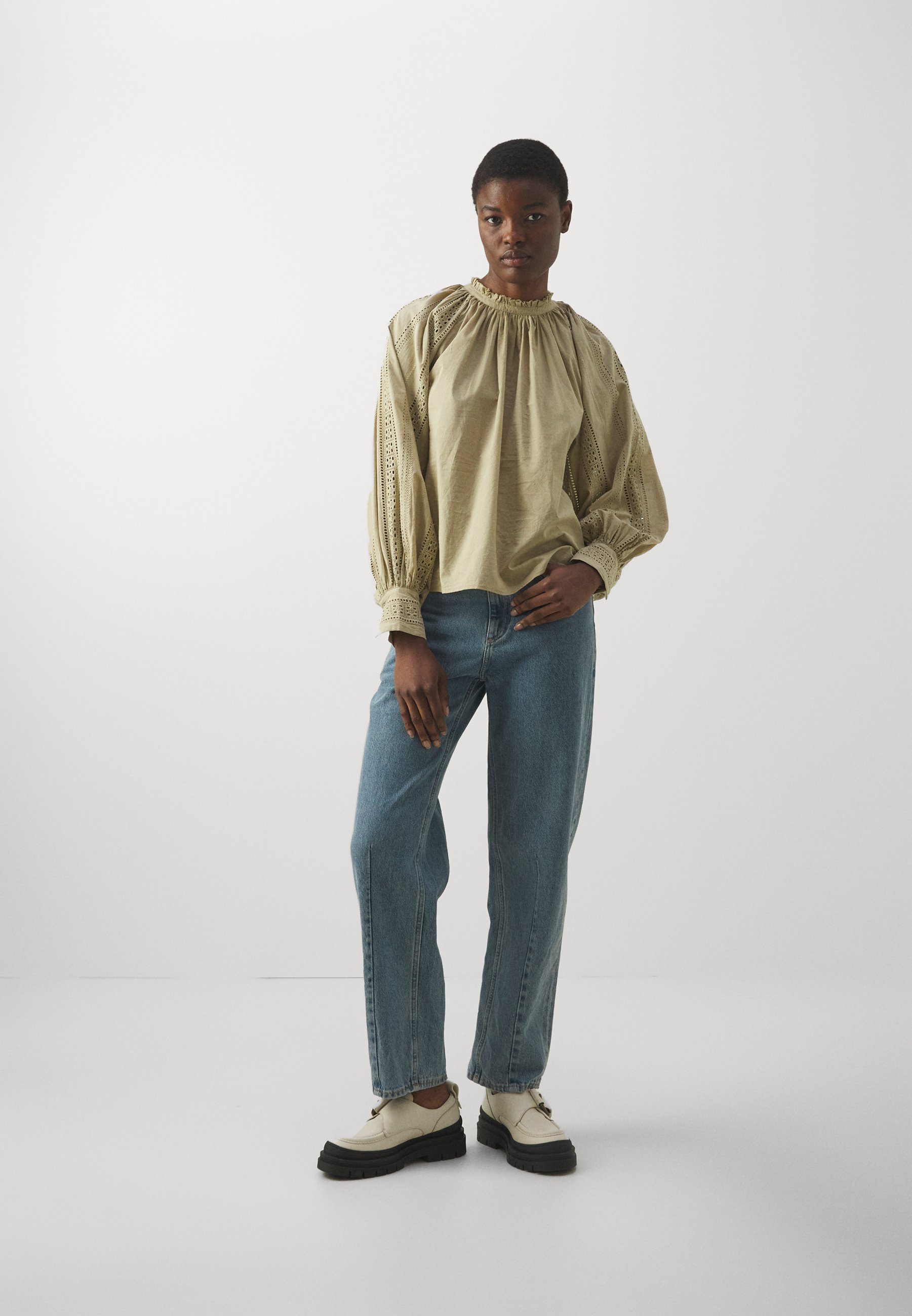 2nd Day ALARIC VOILE - Blouse - sand/zandkleur - Zalando.nl