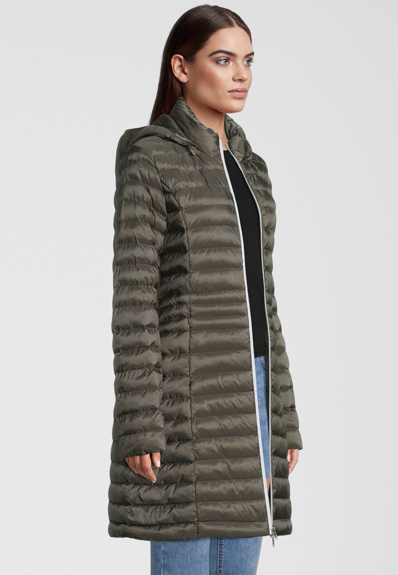 Damen Parkas | No.1 Como OSLO Wintermantel night green/spicy orange/braun - NK53139 Damen Parkas | No.1 Como OSLO Wintermantel night green/spicy orange/braun - NK53139