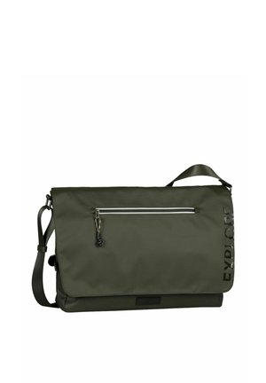 camel active, EXPLORE MESSENGER BAG UNISEX - Umhängetasche - khaki