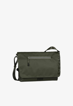camel active, EXPLORE MESSENGER BAG UNISEX - Umhängetasche - khaki