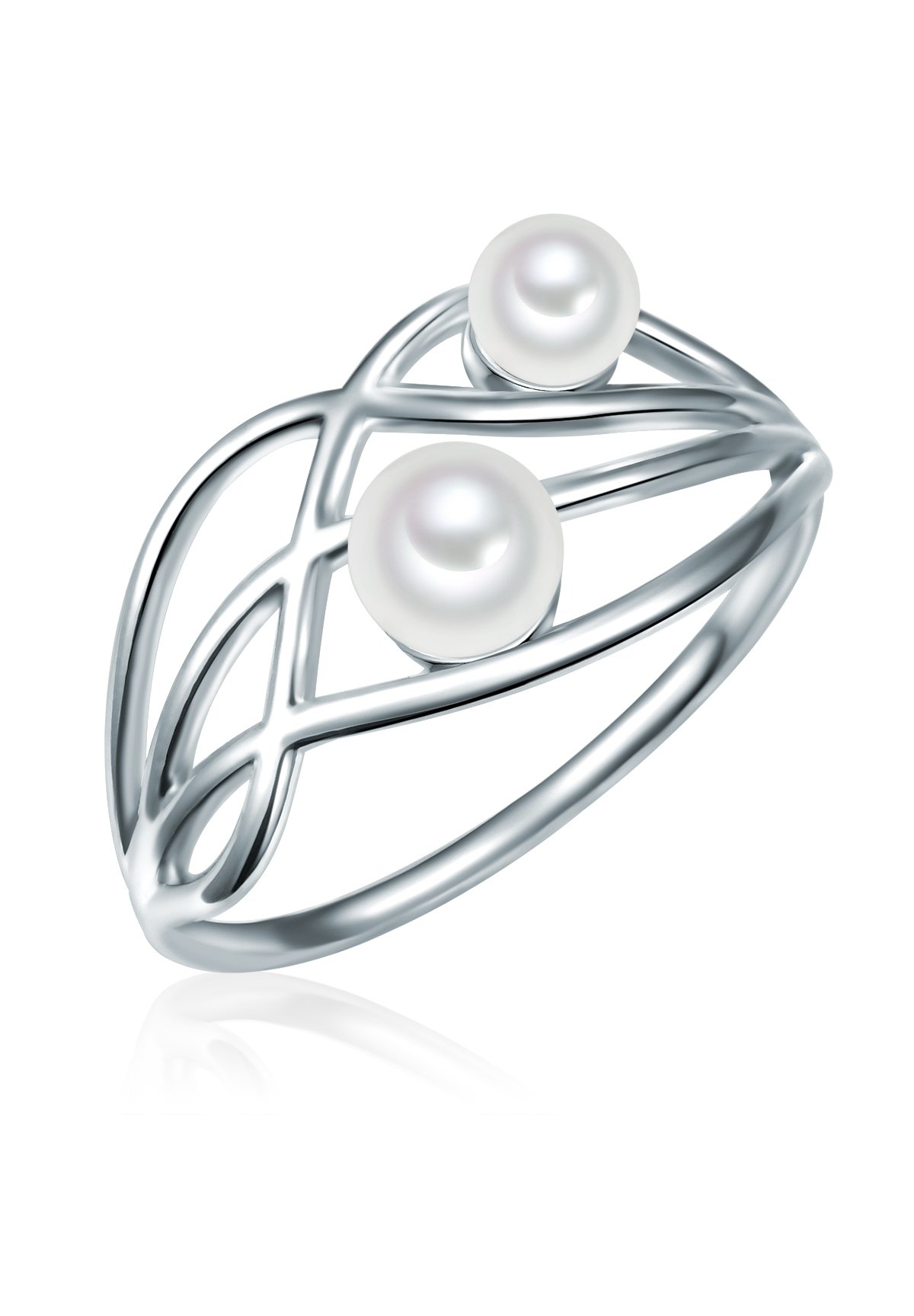 Lulu & Jane Ring - silver coloured/silver-coloured - Zalando