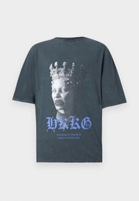 SCULPTURE TEE UNISEX - T-shirts med print - anthracite black